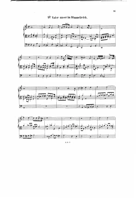 First page of Vater unser im Himmelreich