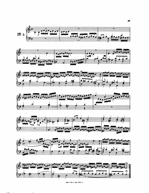 First page of Magnificat Fugue