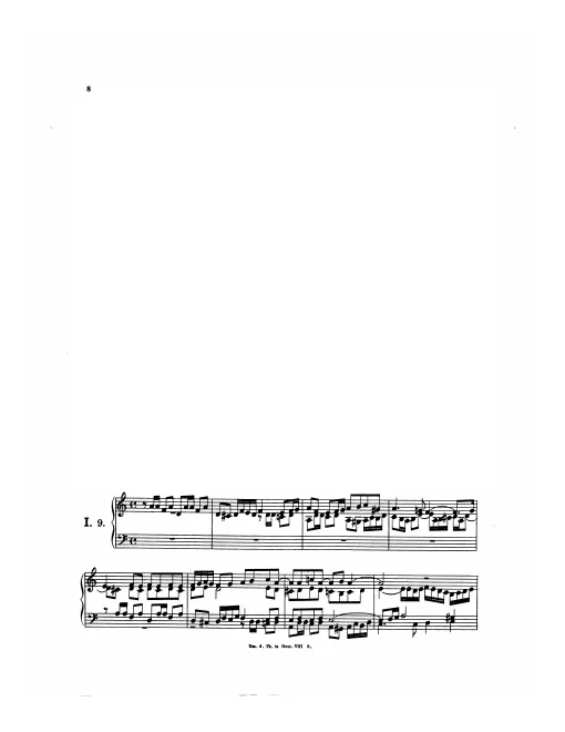 First page of Magnificat Fugue