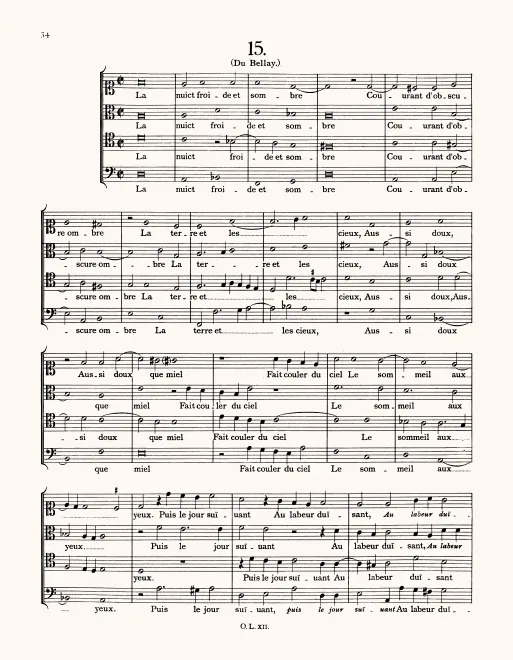 First page of La nuict froide et sombre