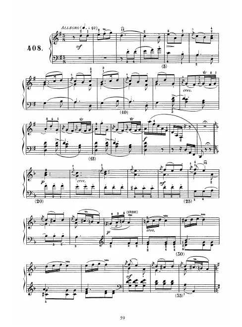 First page of Keyboard Sonata in G major