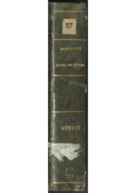 First page of Maria de Rudenz