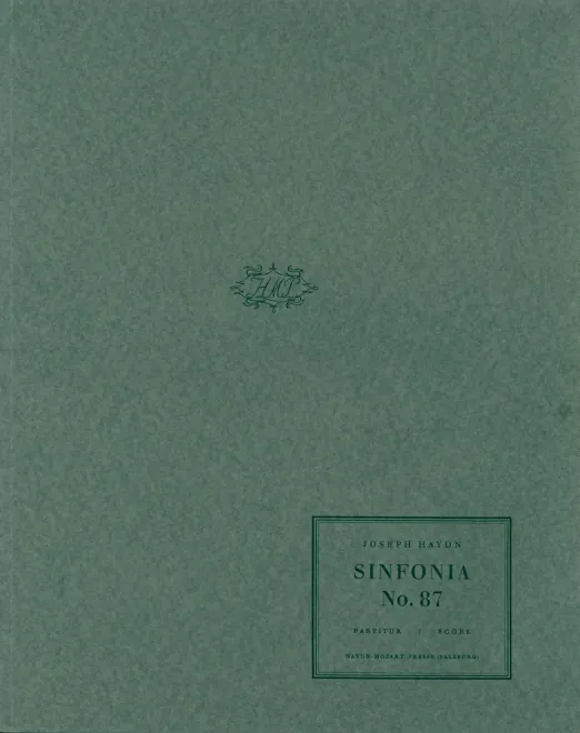 First page of Symphony No.87 in A major