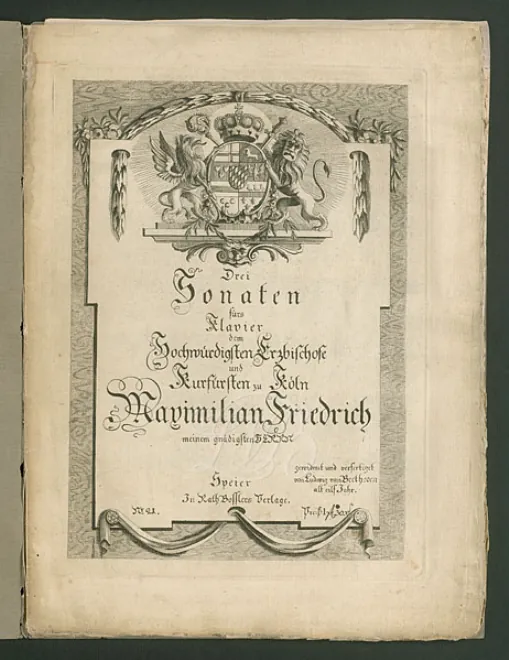 First page of 3 Piano Sonatas