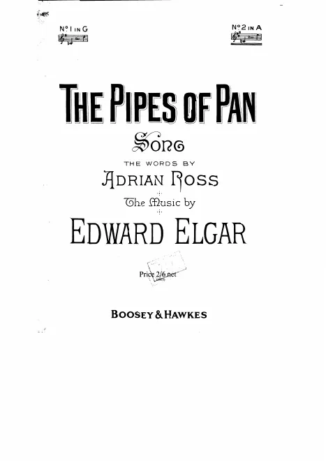 First page of The Pipes of Pan