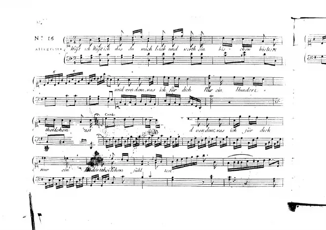 First page of Gegenliebe