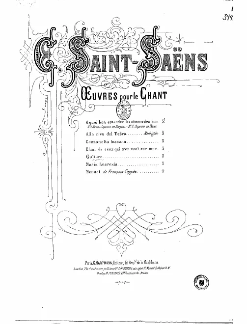 First page of Guitare