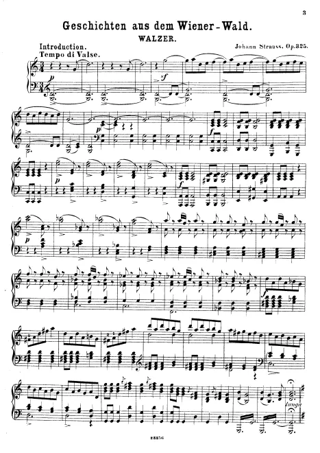 First page of G'schichten aus dem Wienerwald