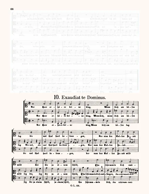 First page of Der Herr erhöre deine klag
