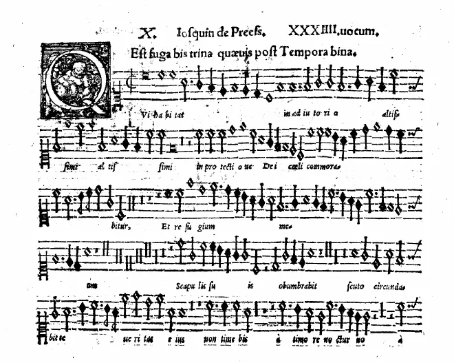 First page of Qui habitat in adjutorio altissimi
