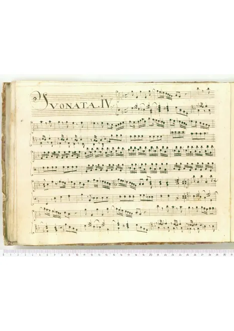 First page of Harpsichord Sonata in G minor