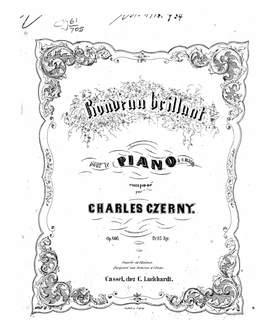 First page of Rondeau brillant