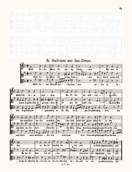 First page of Hilff lieber Herr