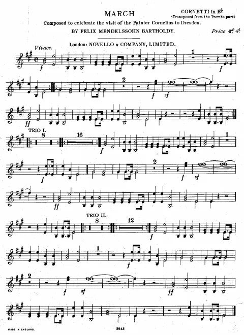 Cornet 1/2 (B♭)