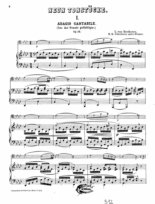 First page of 9 Tonstücke