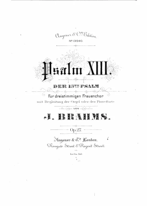 First page of Psalm 13