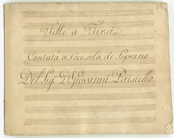 First page of Fille a Tirsi