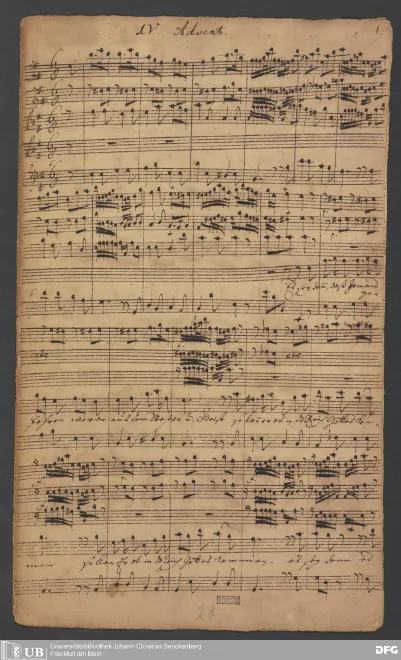 First page of Es sei denn, dass jemand von neuem geboren werde