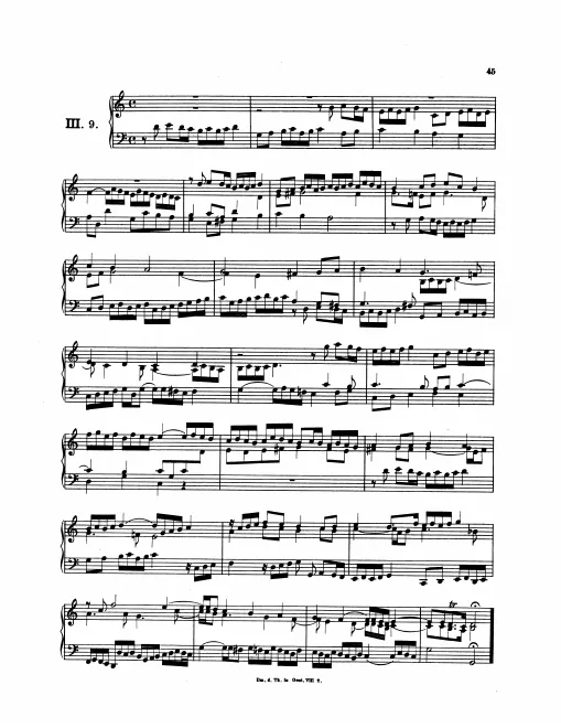 First page of Magnificat Fugue