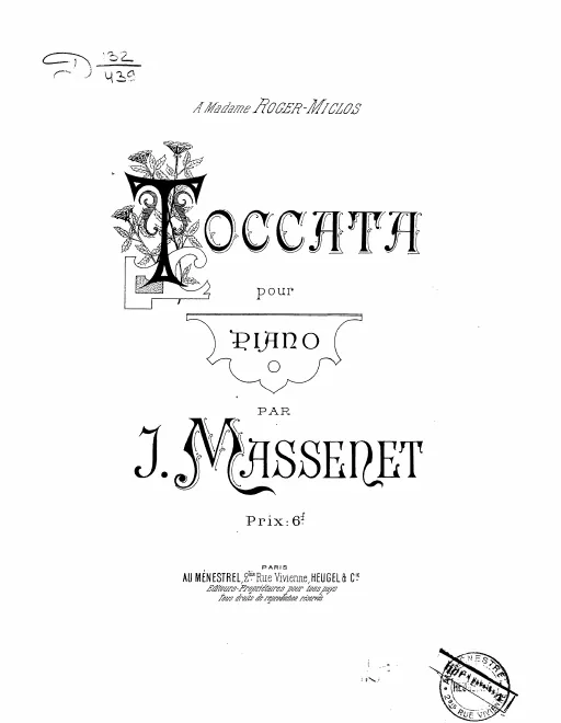 First page of Toccata
