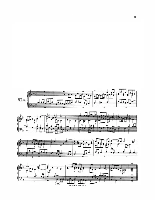 First page of Magnificat Fugue