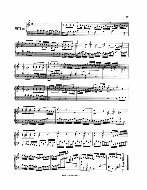 First page of Magnificat Fugue