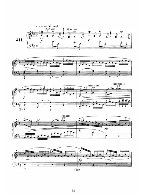 First page of Keyboard Sonata in D major