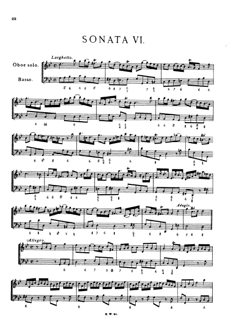 First page of Violin Sonata in G minor