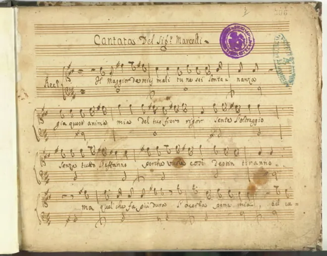 First page of Il maggior de’ miei mali, SF A141