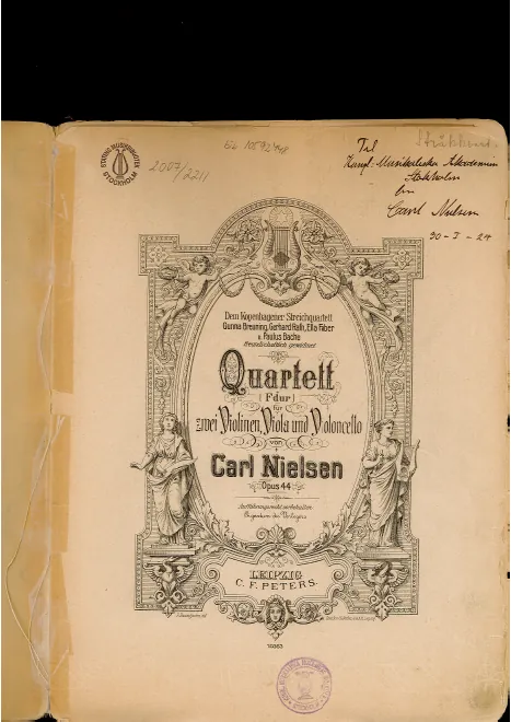 First page of String Quartet No.4