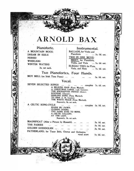 First page of Trio in One Movement