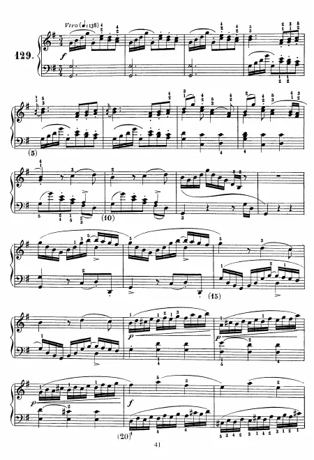 First page of Keyboard Sonata in G major