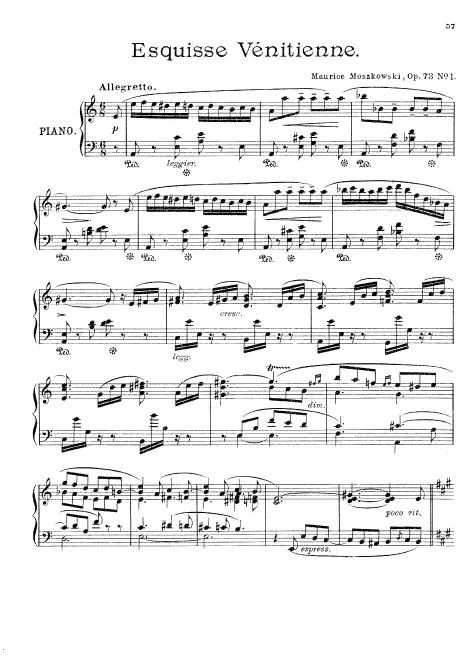 First page of 3 Morceaux