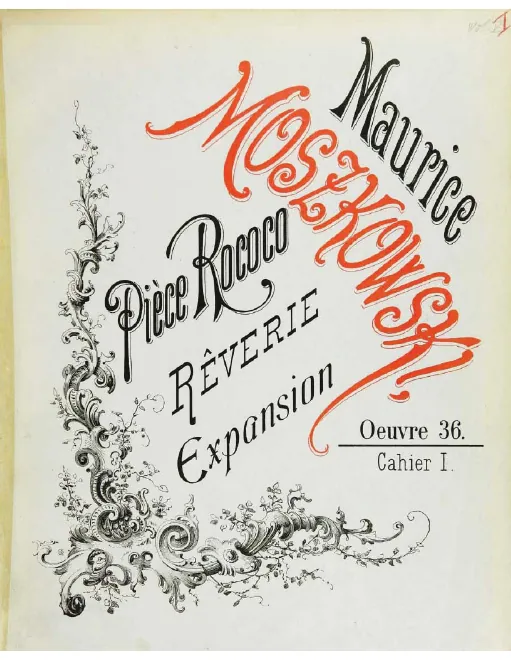 First page of Huit morceaux caractèristiques