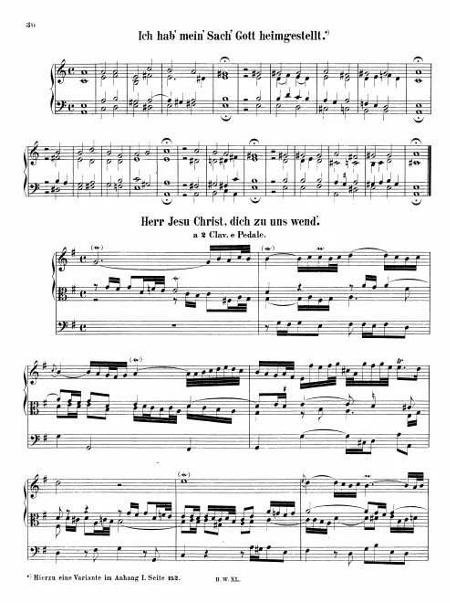 First page of Ich hab mein Sach Gott heimgestellt
