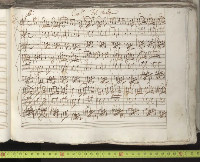 First page of Concerto for Strings in A major