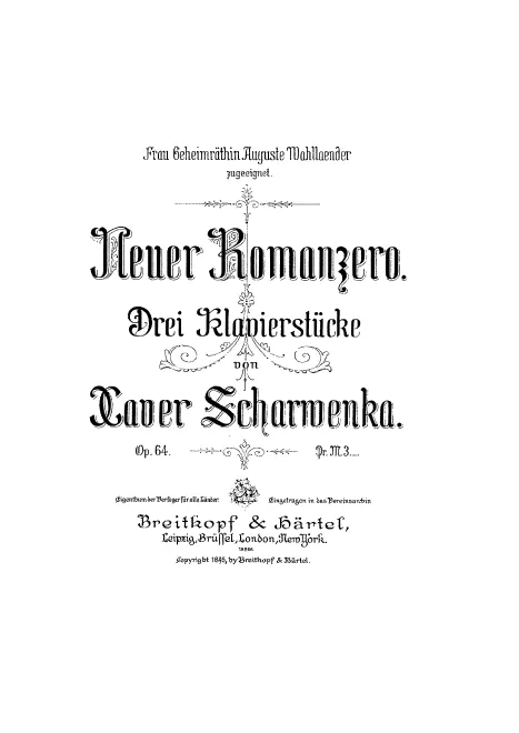First page of Neuer Romanzero