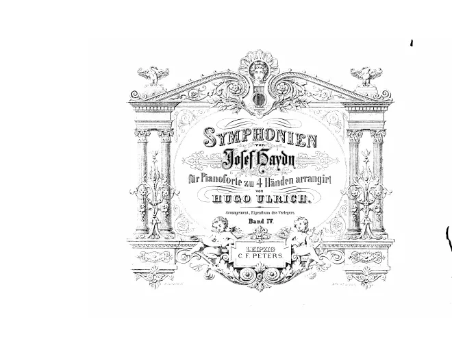First page of Symphony No.55 in E-flat major