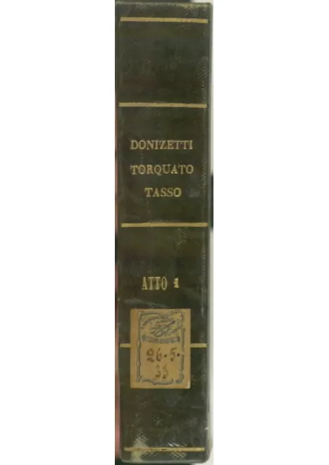 First page of Torquato Tasso