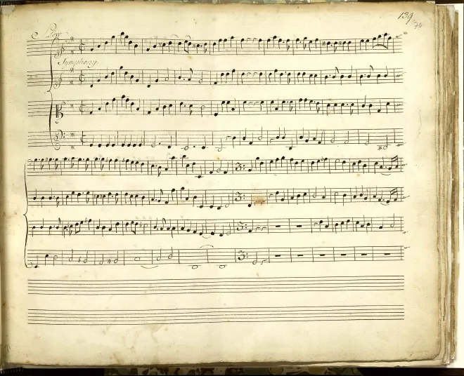 First page of My song shall be alway