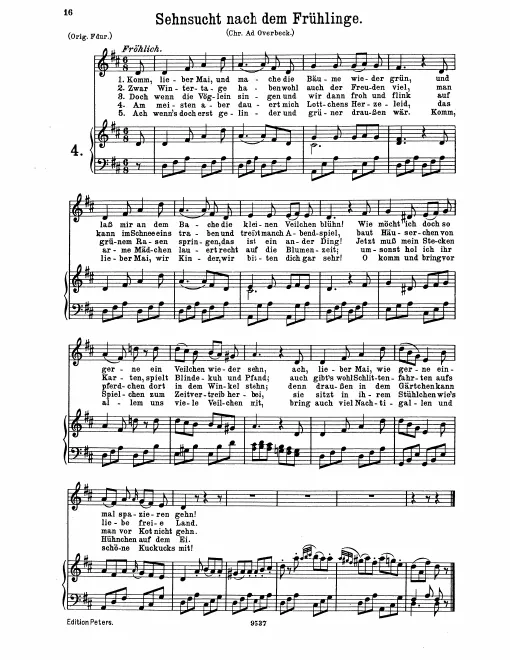 Complete Score (low voice, D major)