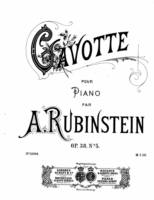 First page of Suite in zehn Sätzen for Piano