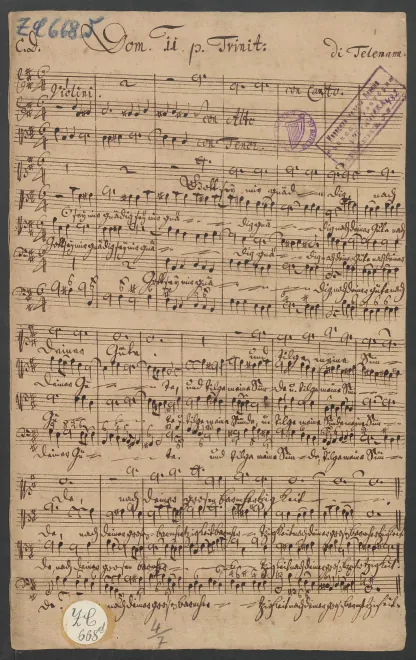 First page of Gott sei mir gnädig