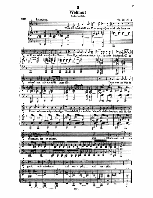 Complete Score (Original / High Voice, D minor)