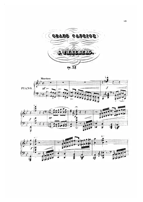 First page of L'apotheose de Napoleon; fantaisie sur une marche triomphale de H. Berlioz, Op.58