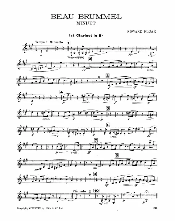 Clarinet 1 (B♭)