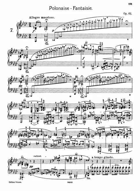 First page of Polonaise-Fantaisie