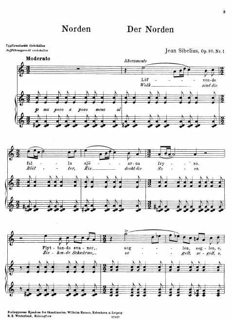 First page of 6 Songs