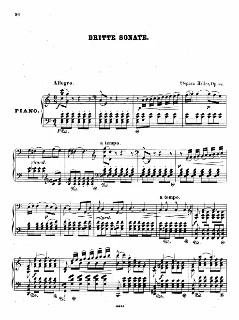 First page of Piano Sonata No.3