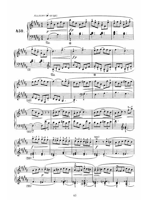 First page of Keyboard Sonata in B major